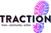 Logo of TRACTION   trans | community | action