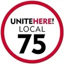 Logo de UNITE HERE! Local 75