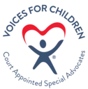 Logo of Voices for Children, Inc. CASA of Brazos Valley
