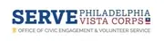Logo of Mayor's Office of Civic Engagement & Volunteer Services, Serve Philadelphia VISTA Corps