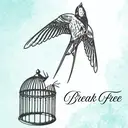 Logo of Break Free: Mental Health, Healing & Hope for Survivors