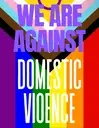 Logo of We Are Against Domestic Violence
