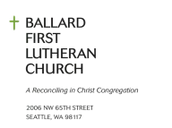 Logo of Ballard First Lutheran Church