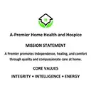 Logo of A Premier Home Health & Hospice