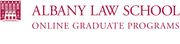 Logo de Albany Law School, Online Graduate Program
