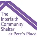 Logo of Interfaith Community Shelter at PETE'S PLACE