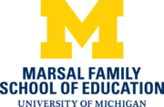 Logo of University of Michigan - Marsal Family School of Education