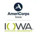 Logo of Iowa COVID-19 Recovery AmeriCorps with Iowa Economic Development Authority