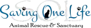 Logo of Saving One Life Animal Rescue & Sanctuary
