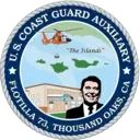 Logo of U.S. Coast Guard Auxiliary Flotilla 73