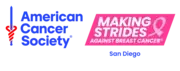 Logo of American Cancer Society - Making Strides Against Breast Cancer of San Diego