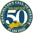 Logo of UC San Diego Volunteer50