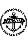 Logo of Mission City Roller Derby