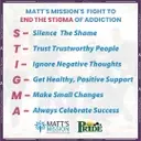 Logo of MATTS MISSION - END THE STIGMA OF DRUG ADDICTION INC
