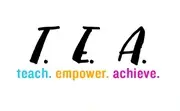 Logo de T.E.A. (Teach. Empower. Achieve.)