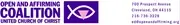 Logo of The Open and Affirming Coalition of the United Church of Christ