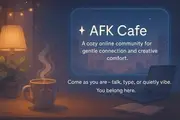 Logo of The AFK Cafe: A Cozy Online Community