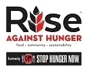 Logo of Rise Against Hunger  "Formally known as Stop Hunger Now"