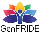 Logo of GenPRIDE (Generations Aging with Pride)
