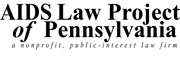 Logo of AIDS Law Project of Pennsylvania