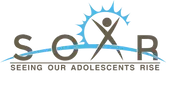 Logo de SOAR - Seeing Our Adolescents Rise