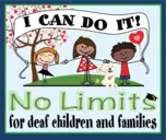 Logo of No Limits for deaf children