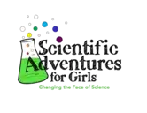 Logo of Scientific Adventures for Girls