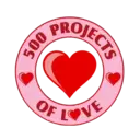 Logo of 500 projects of Love INC