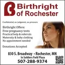 Logo of BIRTHRIGHT OF ROCHESTER