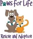 Logo de Paws for Life Rescue and Adoption