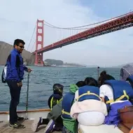 The educational tall ship the Matthew Turner sailing in the San Francisco Bay Area