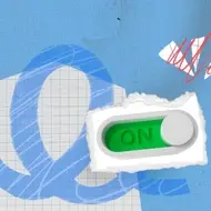 Montagem com sinal de "on"