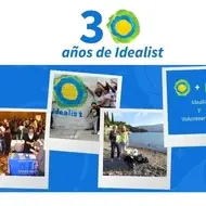 Collage de imágenes de la historia de Idealist