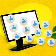 Ilustração de uma tela de computador