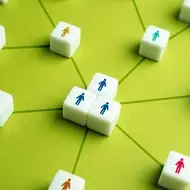 Conexiones entre personas, grupos y equipos.
