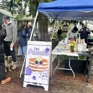 A photo of the pancake pop-up in Seattle, WA.