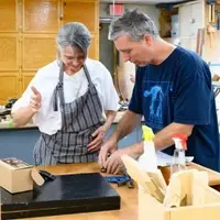 In the LexArt woodshop