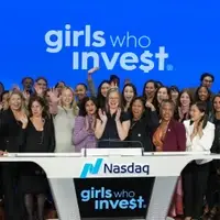 Girls Who Invest at Nasdaq closing bell