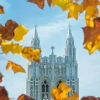 Gasson Hall in Autumn