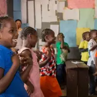 A Luminos classroom in Liberia