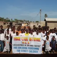 STREET KIDS AND ORPHANS LEAVING FOR EXCURSION