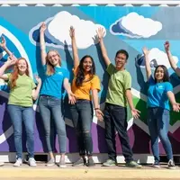 Pictured here is a group of teenagers in our Altitude Jazz choir ensemble.