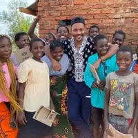 The students were super excited to have our team around and we had to share with them learning materials and also motivate them towards the importance of education