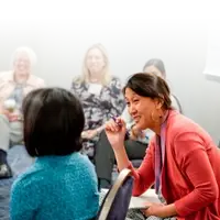 Clinician interaction with actor during course