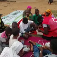 Initiation aux geste de premier secours aux enfants du quartier Abovey-solidarité