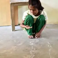 Girl with Chalk