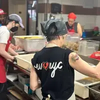 the kitchen at work