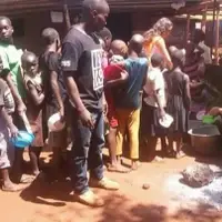 klara serving the kids food