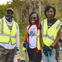 family standing together