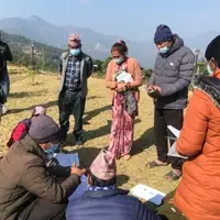 Participants at Strategic planning workshop - Volunteers Initiative Nepal